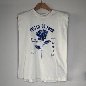 Festa Do Mar Organic Cotton T-Shirt Farm Rio x Alberto Pitta